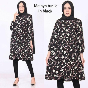 Tunik Monalisa Hitam Meisya