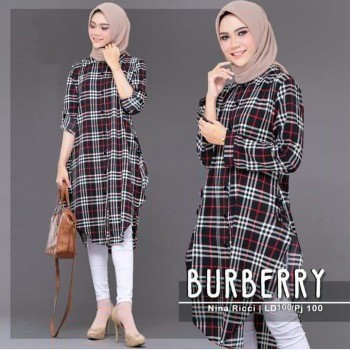 Tunik Monalisa Kotak Burberry