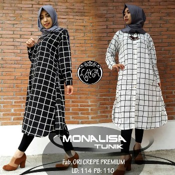 Tunik Monalisa Kotak Long