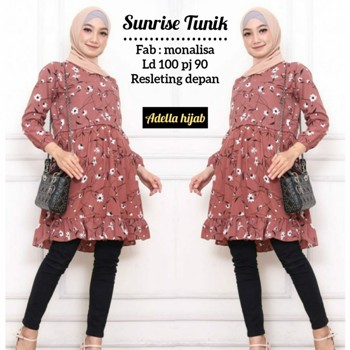 Tunik Monalisa Sunrise Resleting
