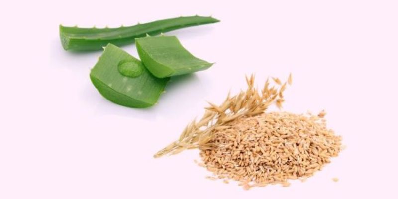 Masker Oatmeal dan Lidah Buaya