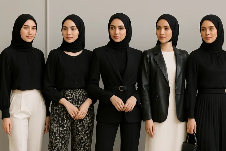 5 Ide Outfit Dinner Hijab Warna Hitam yang Simpel, Chic, dan Bikin Tampil Standout!