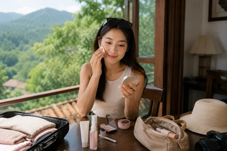 Hindari Makeup yang Terlalu Berat