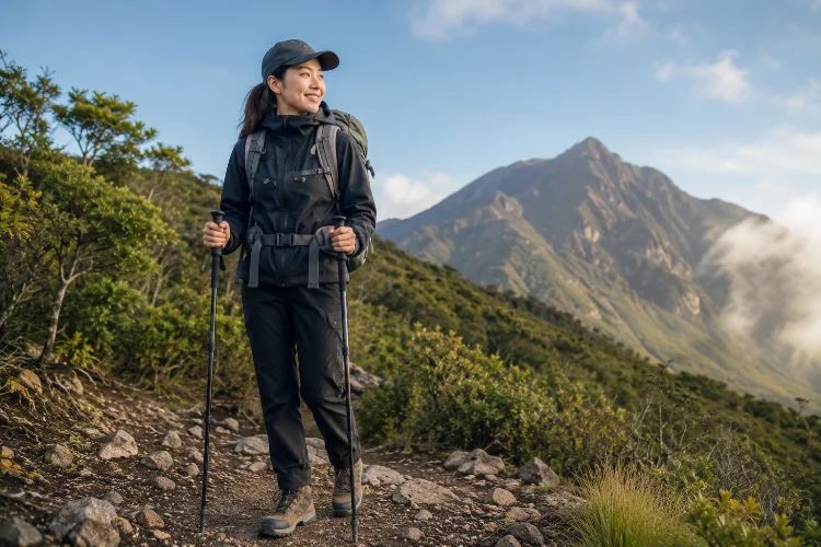 6 Ide Outfit Naik Gunung yang Stylish, Nyaman, dan Aman